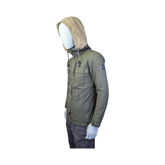Ride Cappel Olive Green Snowboard Jacket w/ Zip-Stow Hood + Snowskirt, Small - Picture 5 of 13